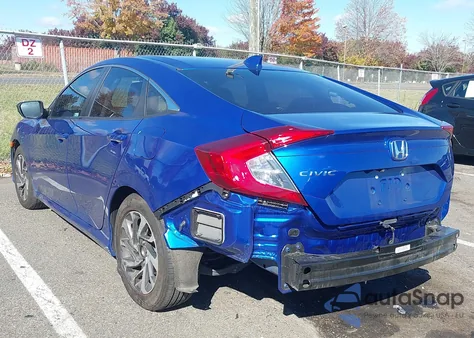 2018 Honda Civic Ex z USA, uszkodzony, nr VIN 2HGFC2F75JH596917